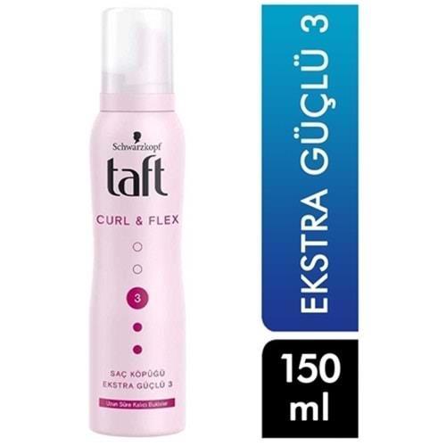 Taft Curl Flex Saç Köpüğü 150 ML