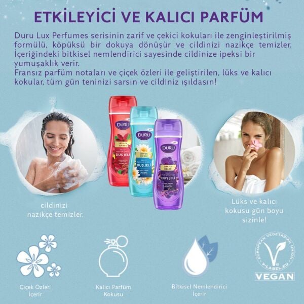 DURU JASMİN AMBER DUŞ JELİ 450 ML