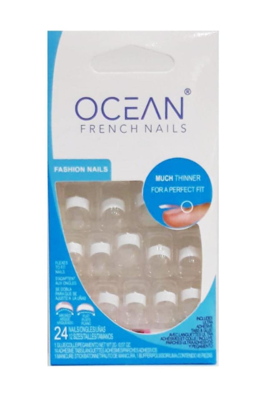 Ocean Takma Tırnak 190-A 24 lü Beyaz Tırnak