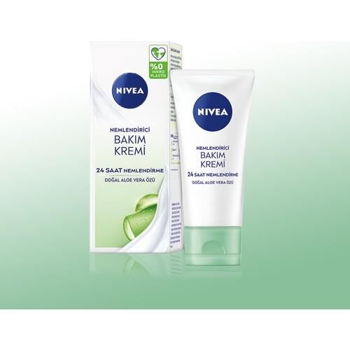 NİVEA NEMLENDİRİCİ BAKIM KREMİ DOĞAL ALEO VERA ÖZLÜ 50 ML