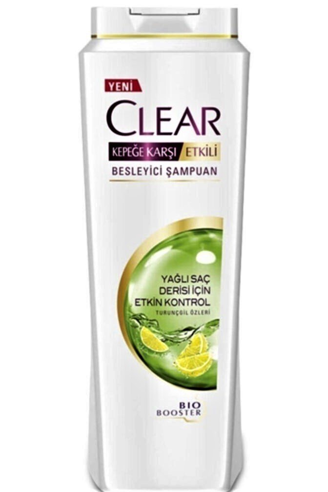 Clear Yağlı Saç Derisi için Etkin Kontrol Şampuan 500 ml