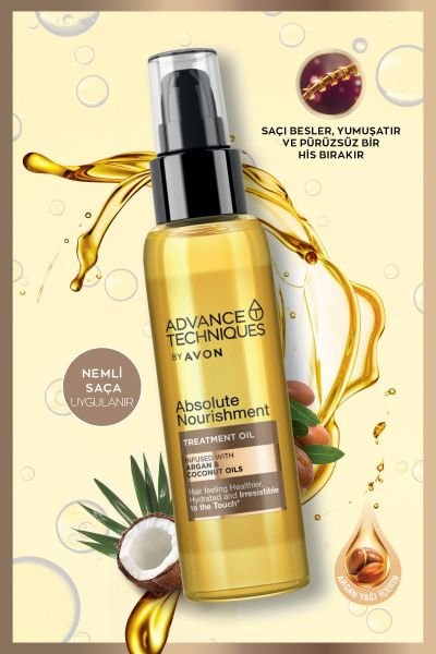 Avon Argan Cocunot Saç Bakım Yağı 100 ml