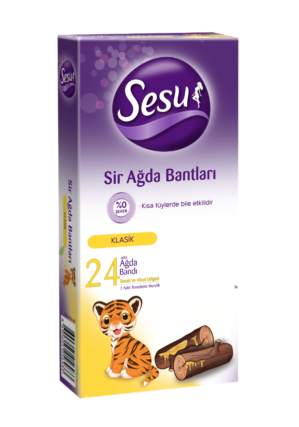Sesu Klasik Sir Ağda Bantları 24 adet