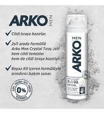 Arko Men 2'in1 Crystal Tıraş Jeli 200 ml
