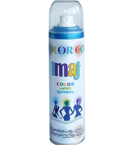 İmaj Renkli Saç Spreyi Mavi 100 ml