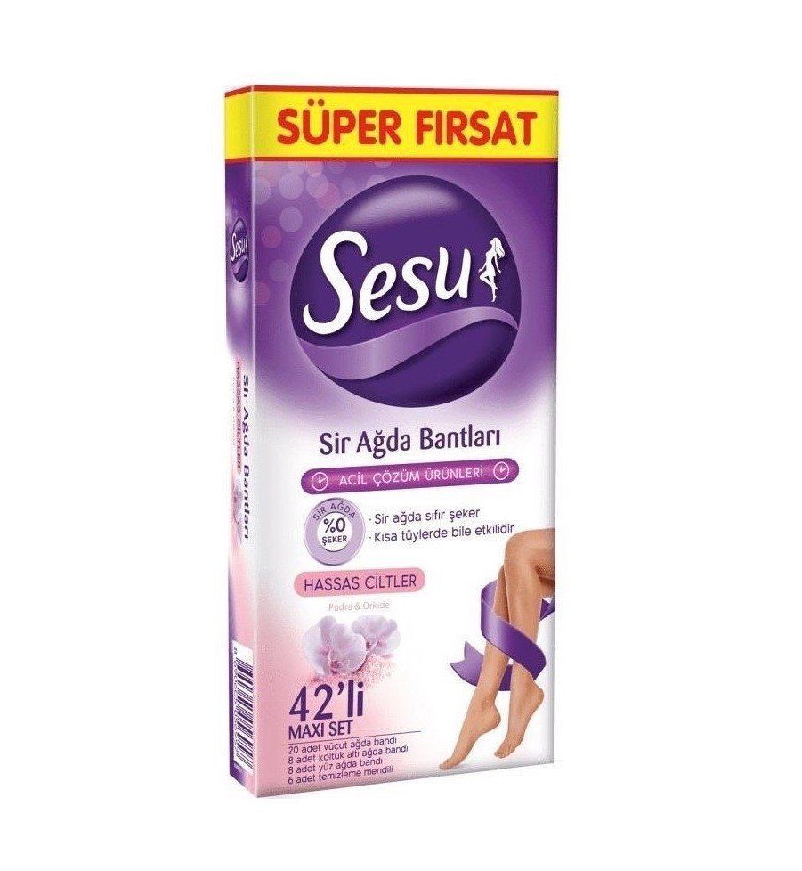 Sesu Hassas Ciltler 42' li Sir Ağda Bantları
