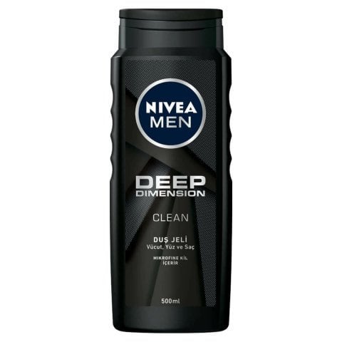 Nivea Deep Dımensıon Clear Duş Jeli 500ml Erkek