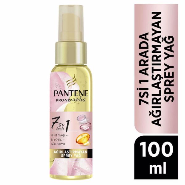 Pantene 7'si 1 arada Ağırlaştırmayan Saç Bakım Spreyi 100 ml