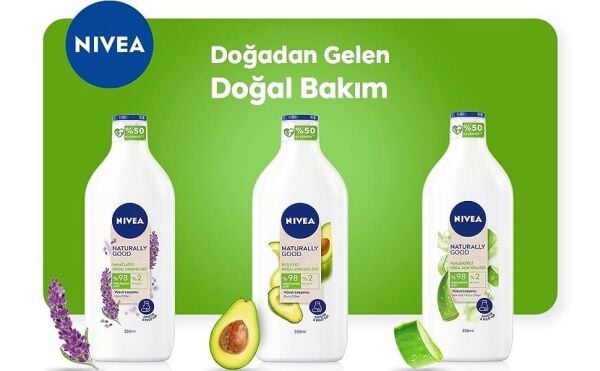 NİVEA NATURALLY GOOD VÜCUT LOSYON ALEO VERA ÖZLÜ 350 ML