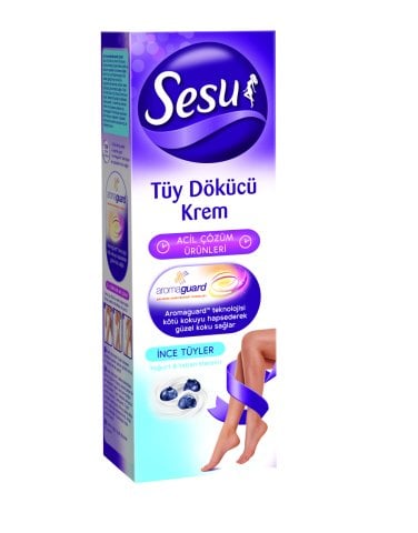 Sesu İnce Tüyler Tüy Dökücü  Krem 100 ml