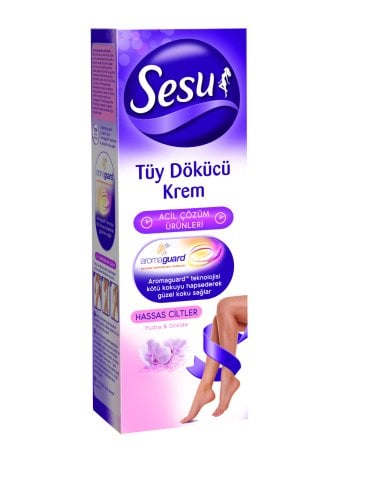 Sesu Hassas Ciltler Tüy Dökücü Krem 100 ml