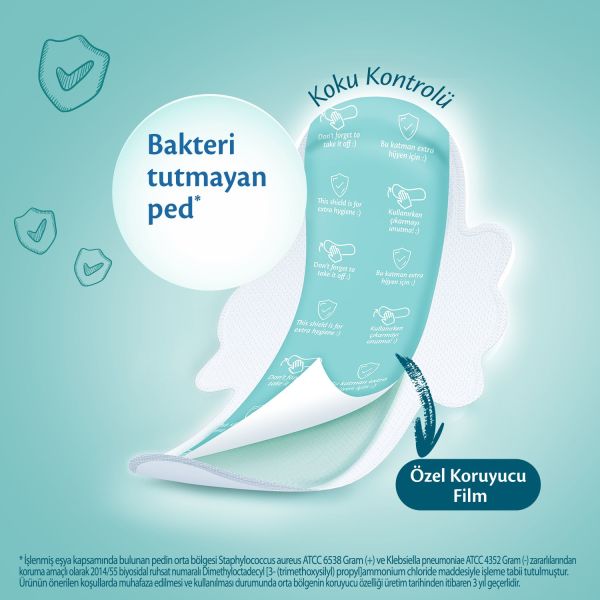 Molped Extra Hijyen 20'lı Uzun Ped