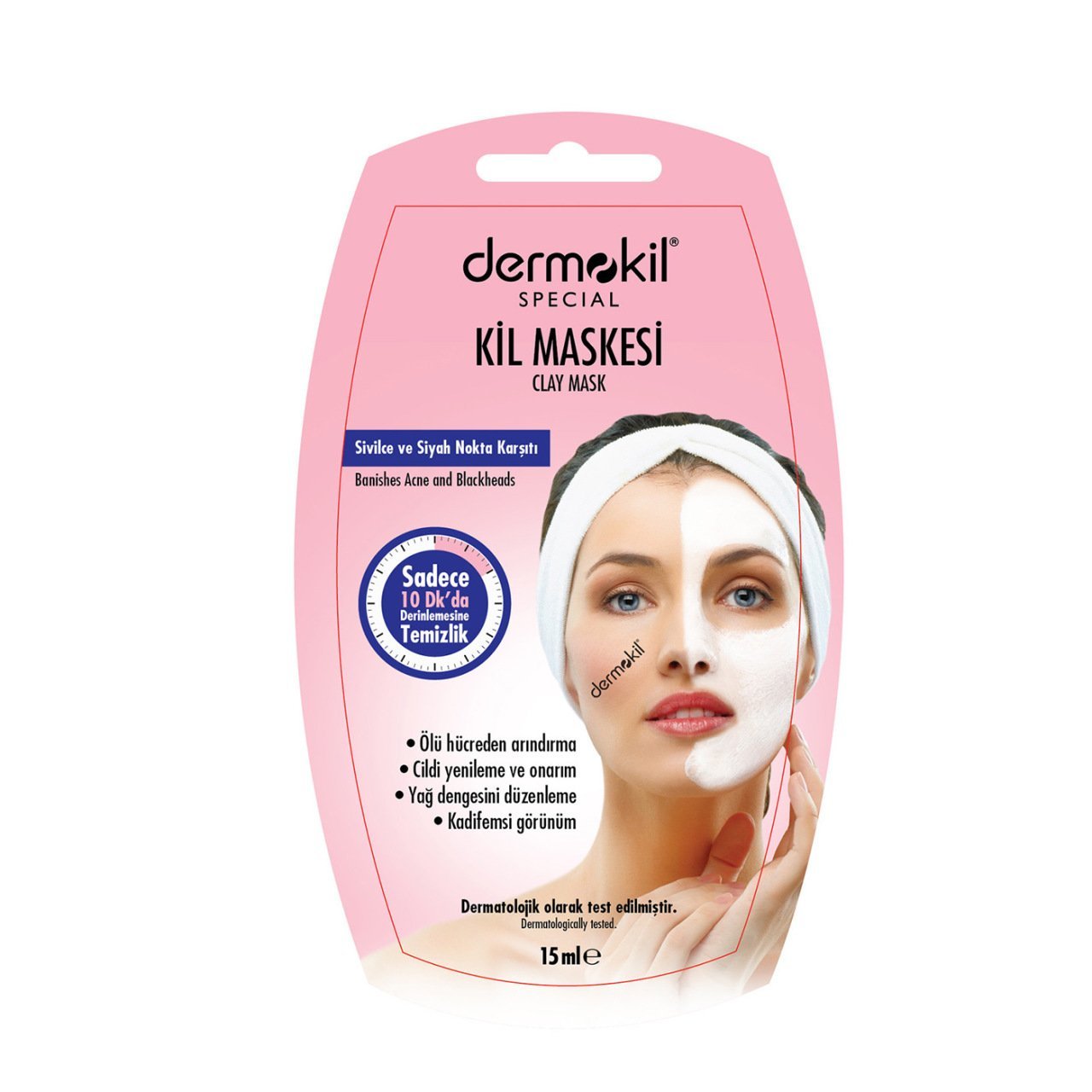 Dermokil Special Sivilce Ve Siyah Nokta Karşıtı Kil Maskesi 15 GR