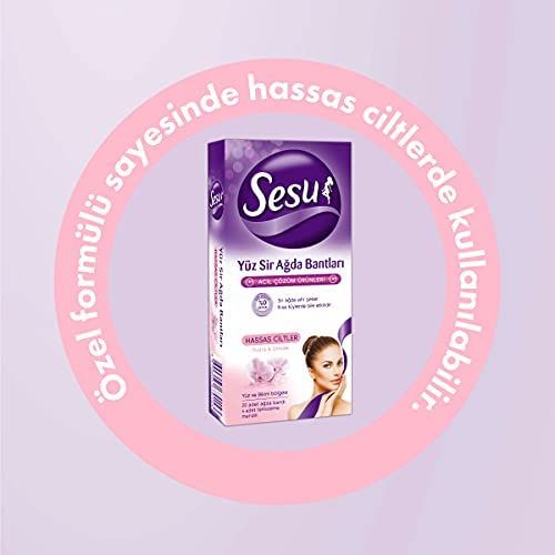 Sesu Yüz İçin Sir Ağda Bandı Hassas Cilltler 24'lü