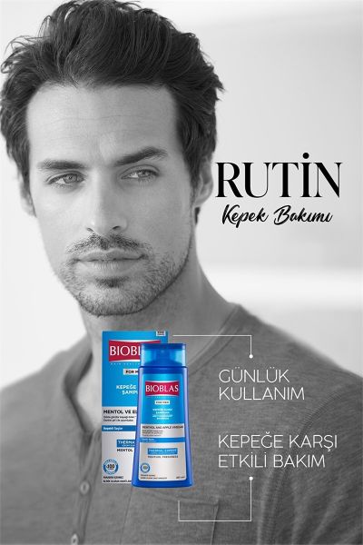 Bioblas For Men Mentol ve Komplex B19 Kepek Saç Dökülmesine Karşı Şampuan 360 ml