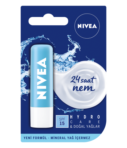 Nivea Hydro Care Dudak Bakım Kremi 4,8 GR