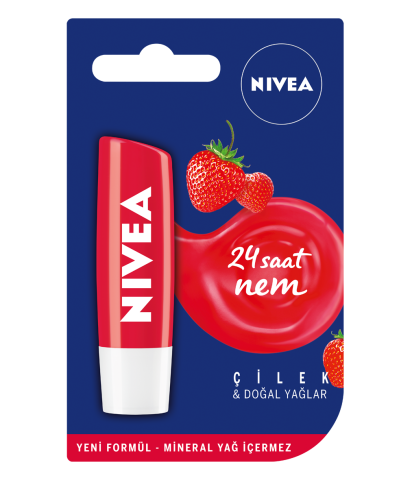 Nivea Çilek Dudak Bakım Kremi 4,8 GR