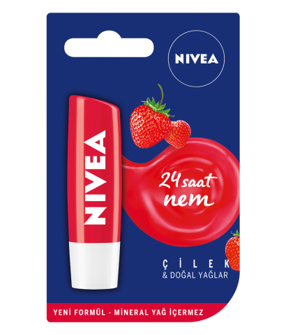 Nivea Çilek Dudak Bakım Kremi 4,8 GR