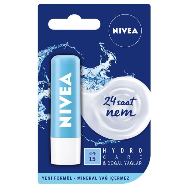 Nivea Hydro Care Dudak Bakım Kremi 4,8 GR