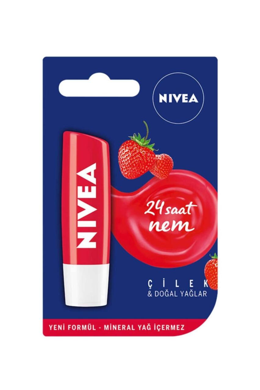 Nivea Çilekli Dudak Bakım Kremi 4,8 GR