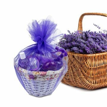 Gülçiçek 11 Parçalı Premium Lavanta Sepeti