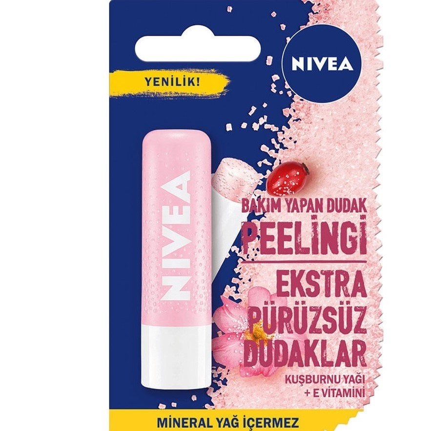 Nivea Kuşburnu Yağı Özlü Dudak Bakım Peelingi 4,8 GR