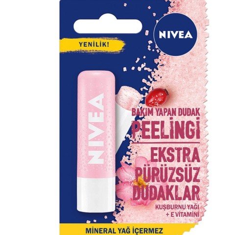 Nivea Kuşburnu Yağı Özlü Dudak Bakım Peelingi 4,8 GR