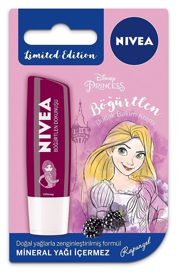 Nivea Disney Princess Böğürtlen Dudak Bakım Kremi 4,8 GR