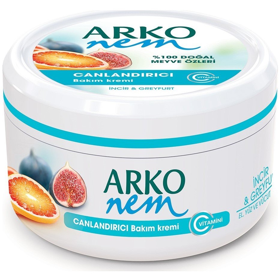 Arko Nem İncir & Greyfurt Canlandırıcı Bakım Kremi 300 ML