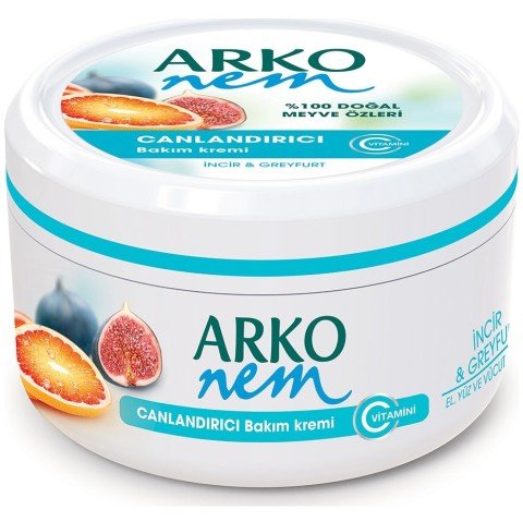 Arko Nem İncir & Greyfurt Canlandırıcı Bakım Kremi 300 ML