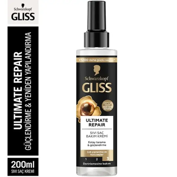 GLİSS ULTIMATE REPAİR SIVI SAÇ BAKIM KREMİ 200 ML