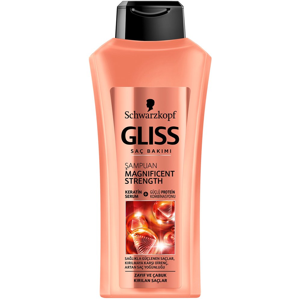 Gliss Magnificent Strength Zayıf ve Çabuk Kırılan Saçlar için Şampuan 525 ml
