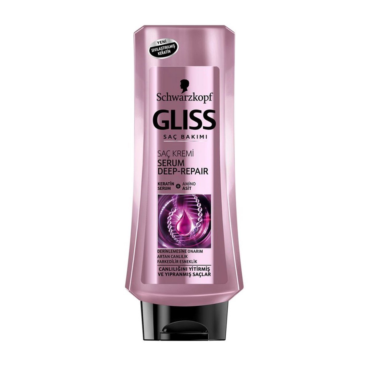 Gliss Serum Deep-Repair Canlılığını Yitirmiş ve Yıpranmış Saçlar için Saç Kremi 400 ml
