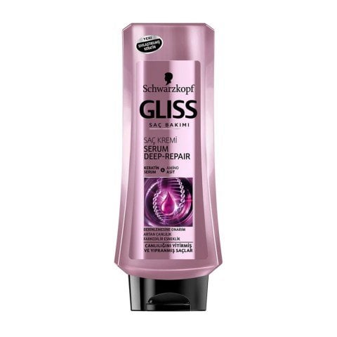 Gliss Serum Deep-Repair Canlılığını Yitirmiş ve Yıpranmış Saçlar için Saç Kremi 400 ml