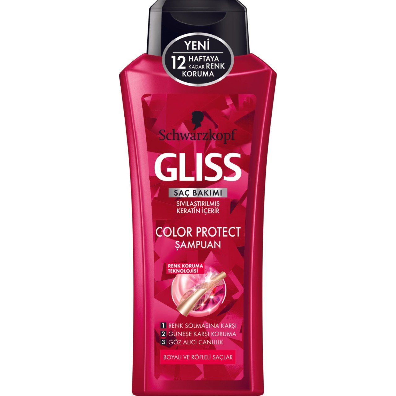 Gliss Colour Protect Boyalı ve Röfleli Saçlar için Şampuan 525 ml