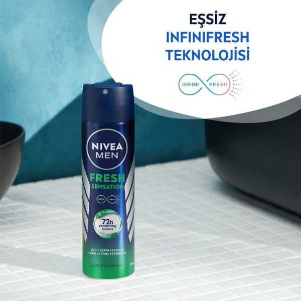 NİVEA FRESH SENSATION ERKEK DEODORANT 150 ML