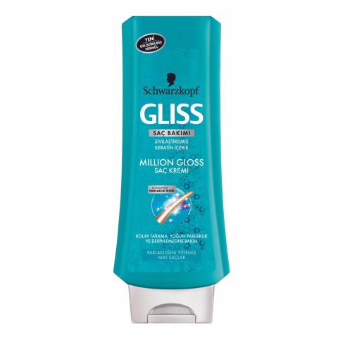 Gliss Mıllıon Gloss Parlaklığını Yitirmiş Saç Kremi 360 ml
