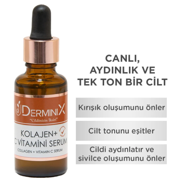 Derminix Kolajen Ve C Vitamini Serum 30 ml