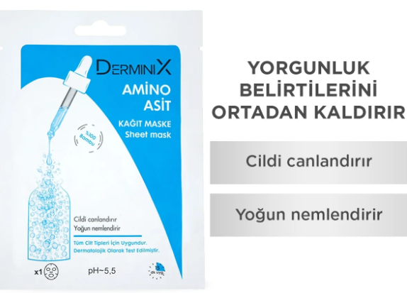 Derminix Amino Asit Kağıt Maske