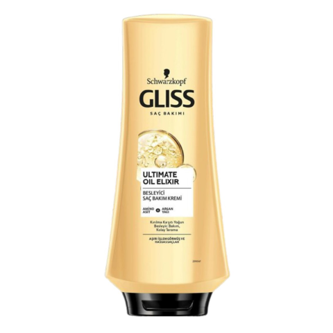 Gliss Ultimate Oıl Elixir Cok İşlem Görmüş ve Yıpranmış Saçlar için Saç Kremi 360 ml