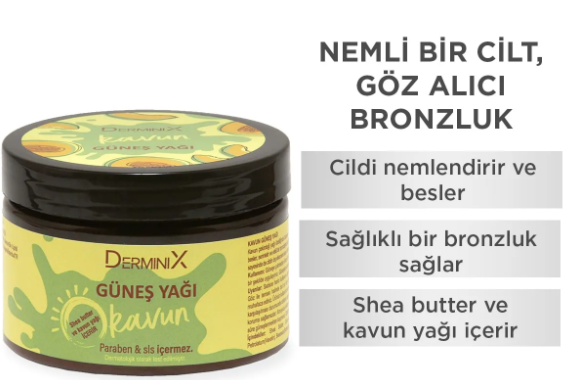 Derminix Kavun Güneş Yağı 125 ml