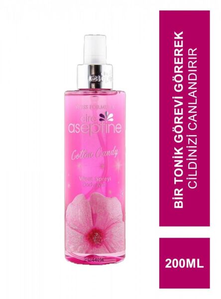 CİRE ASEPTİNE COTTON CANDY VÜCUT SPREY 200 ML
