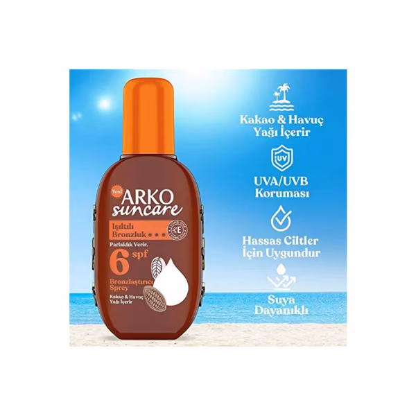 ARKO IŞILTILI BRONZLUK 200 ML