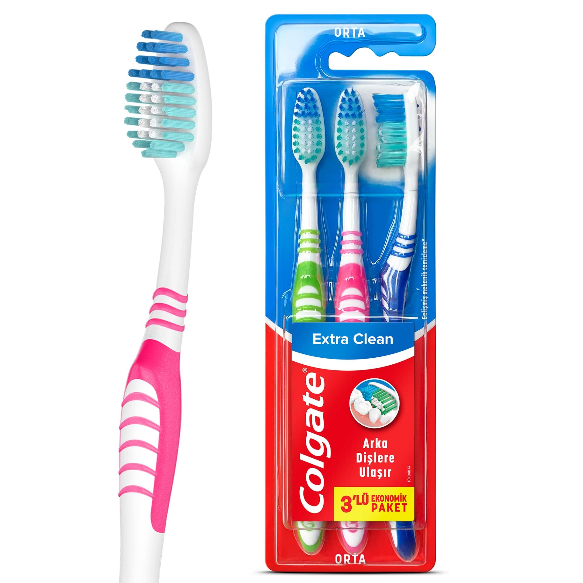COLGATE DİŞ FIRÇASI 3 LÜ
