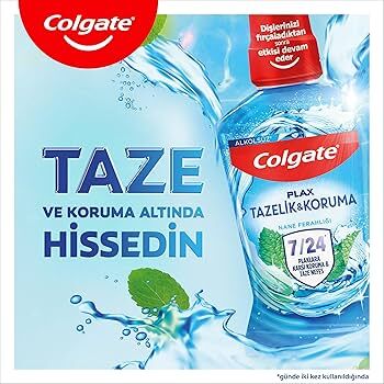 COLGATE PLAX NANE FERAHLIĞI AĞIZ BAKIM SUYU 500 ML