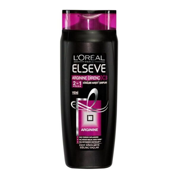 Elseve Argine Direnç 2'si 1 Arada Dökülme Karşıtı Şampuan 450 ml