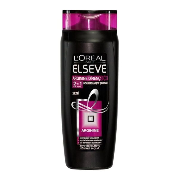 Elseve Argine Direnç 2'si 1 Arada Dökülme Karşıtı Şampuan 450 ml