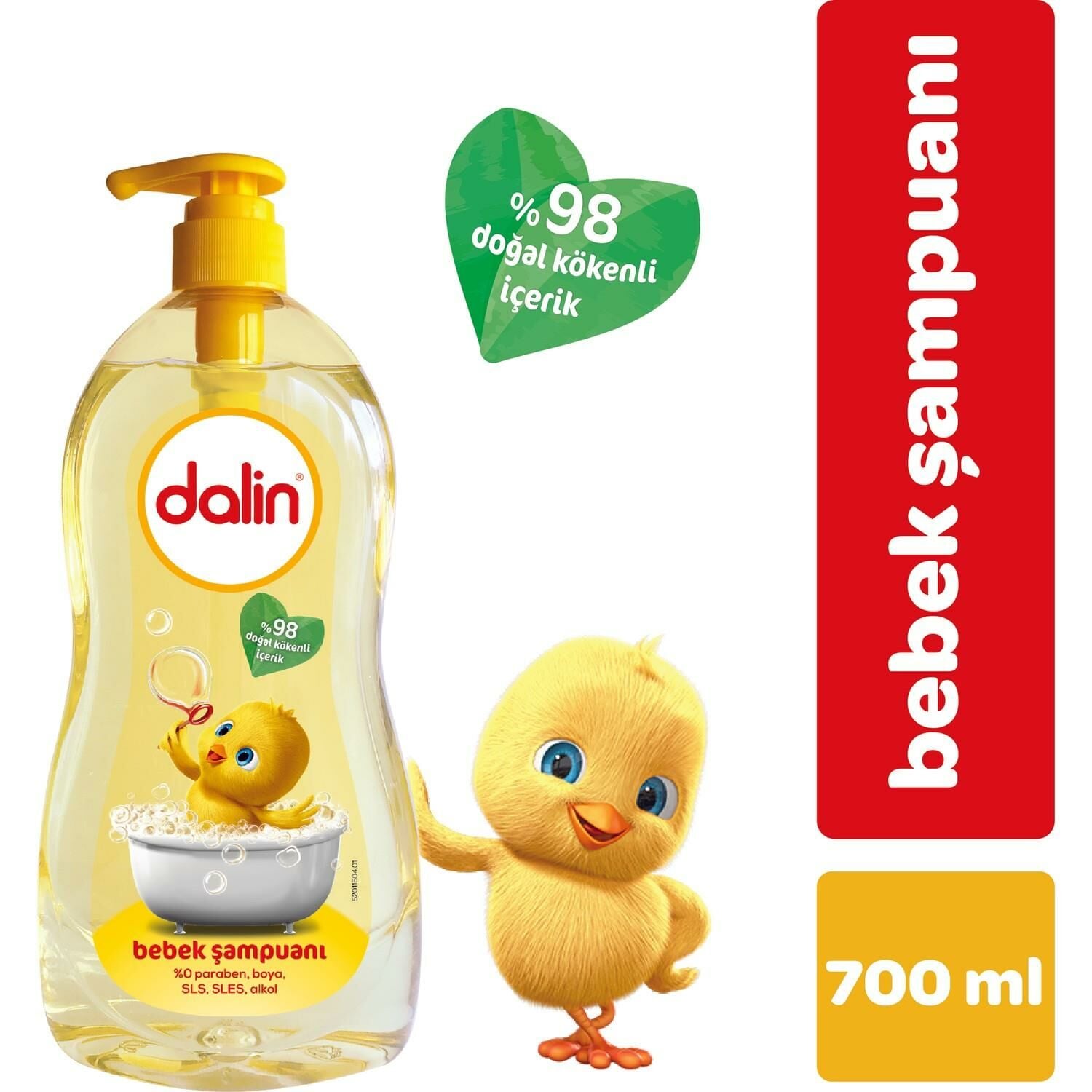 Dalin Saç ve Vücut Bebek Şampuanı 700 ml