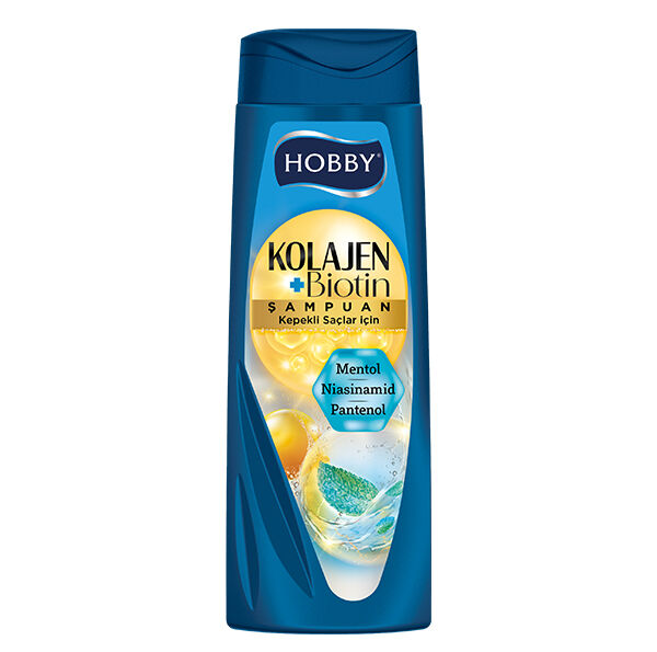HOBBY KEPEKLİ SAÇLAR İÇİN KOLOJEN BİOTİN ŞAMPUAN 480 ML
