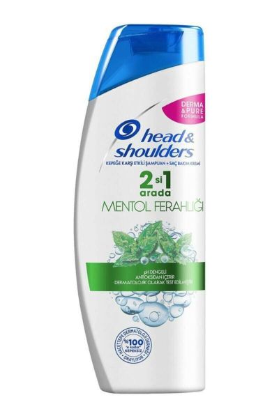 Head & Shoulders 2 si 1 arada Mentol Ferahlığı Şampuan 330 ML